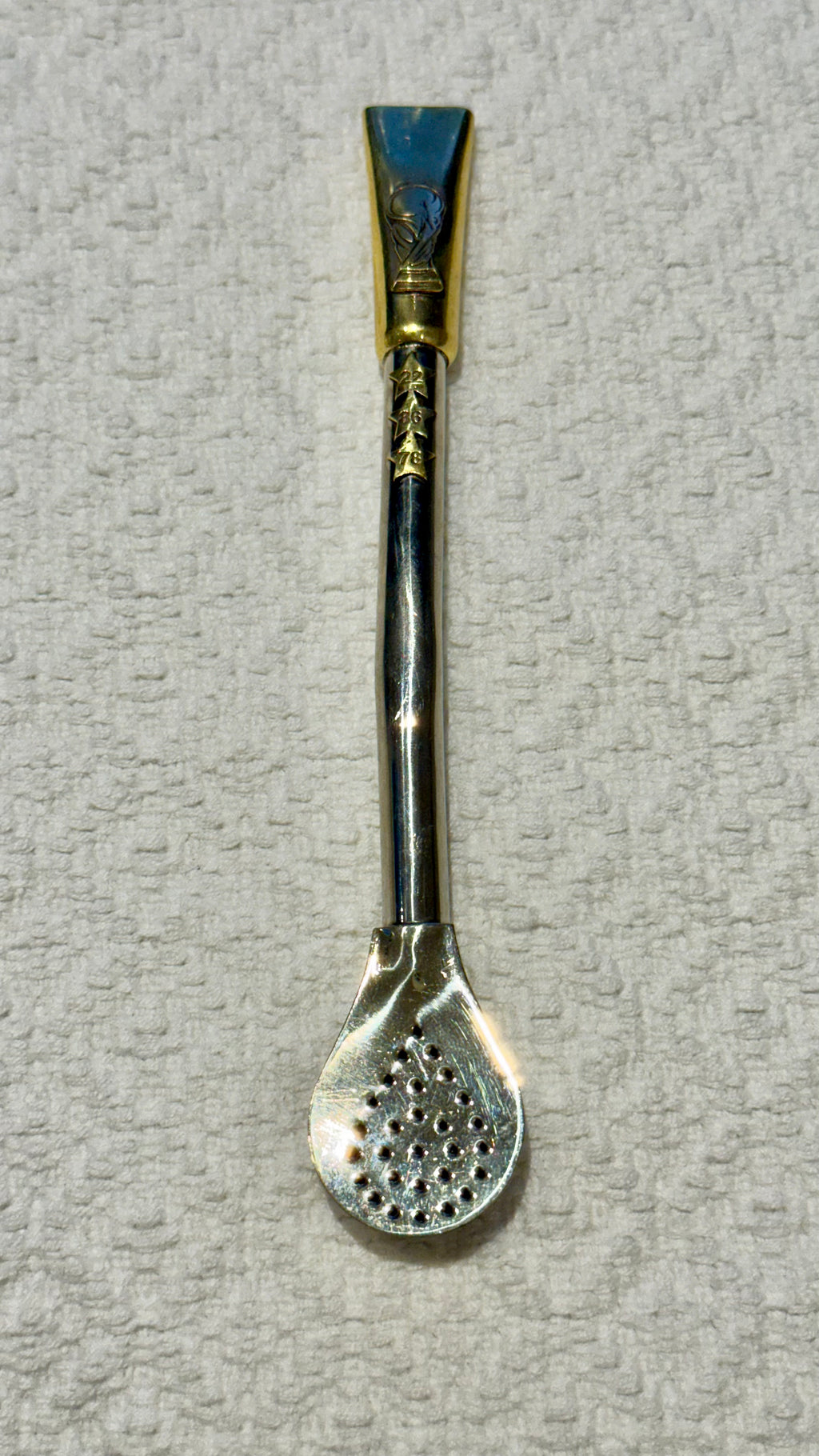 Bombillon macizo de alpaca MESSI (D7)