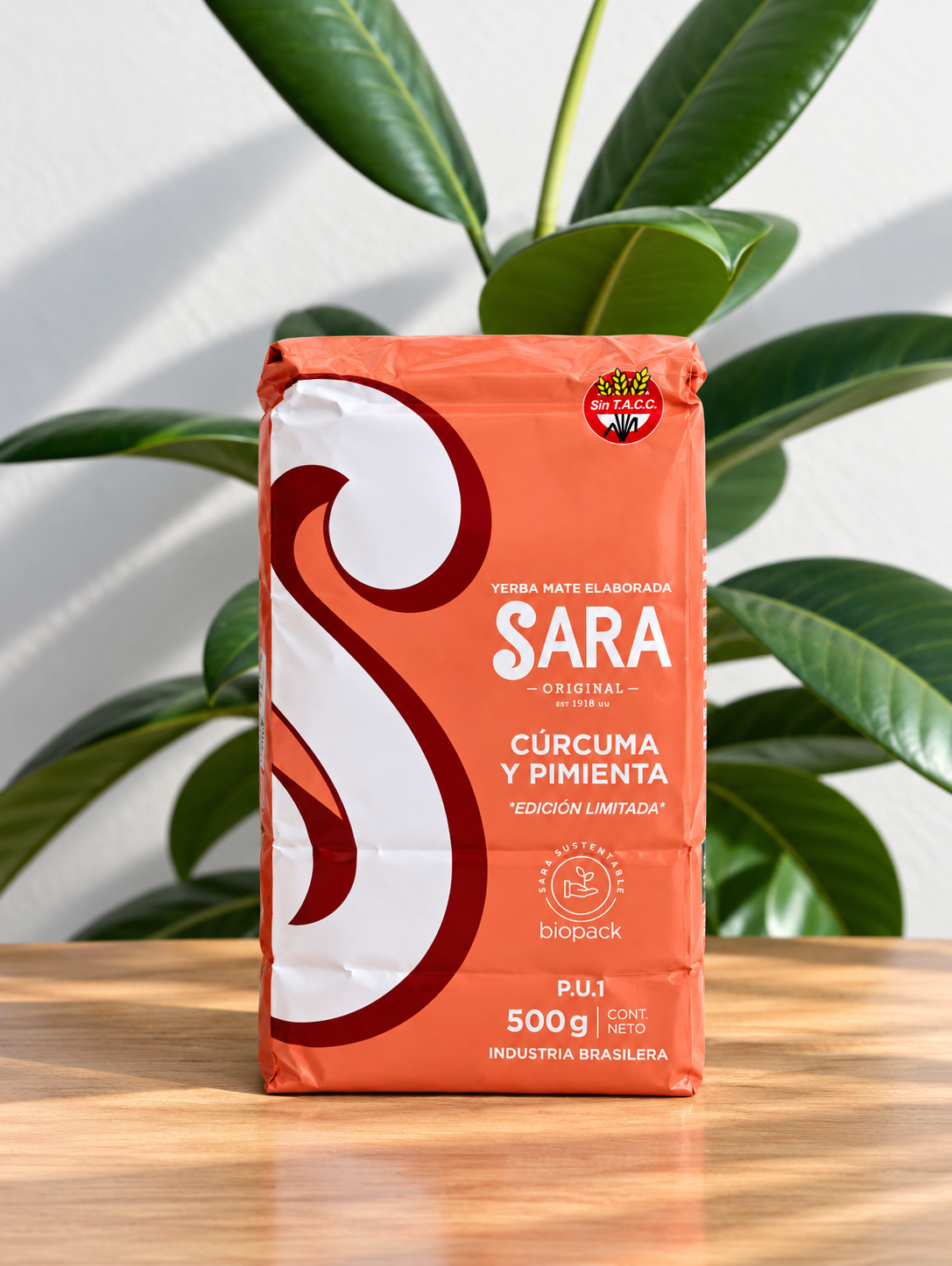 Yerba mate SARA Pimienta y cúrcuma