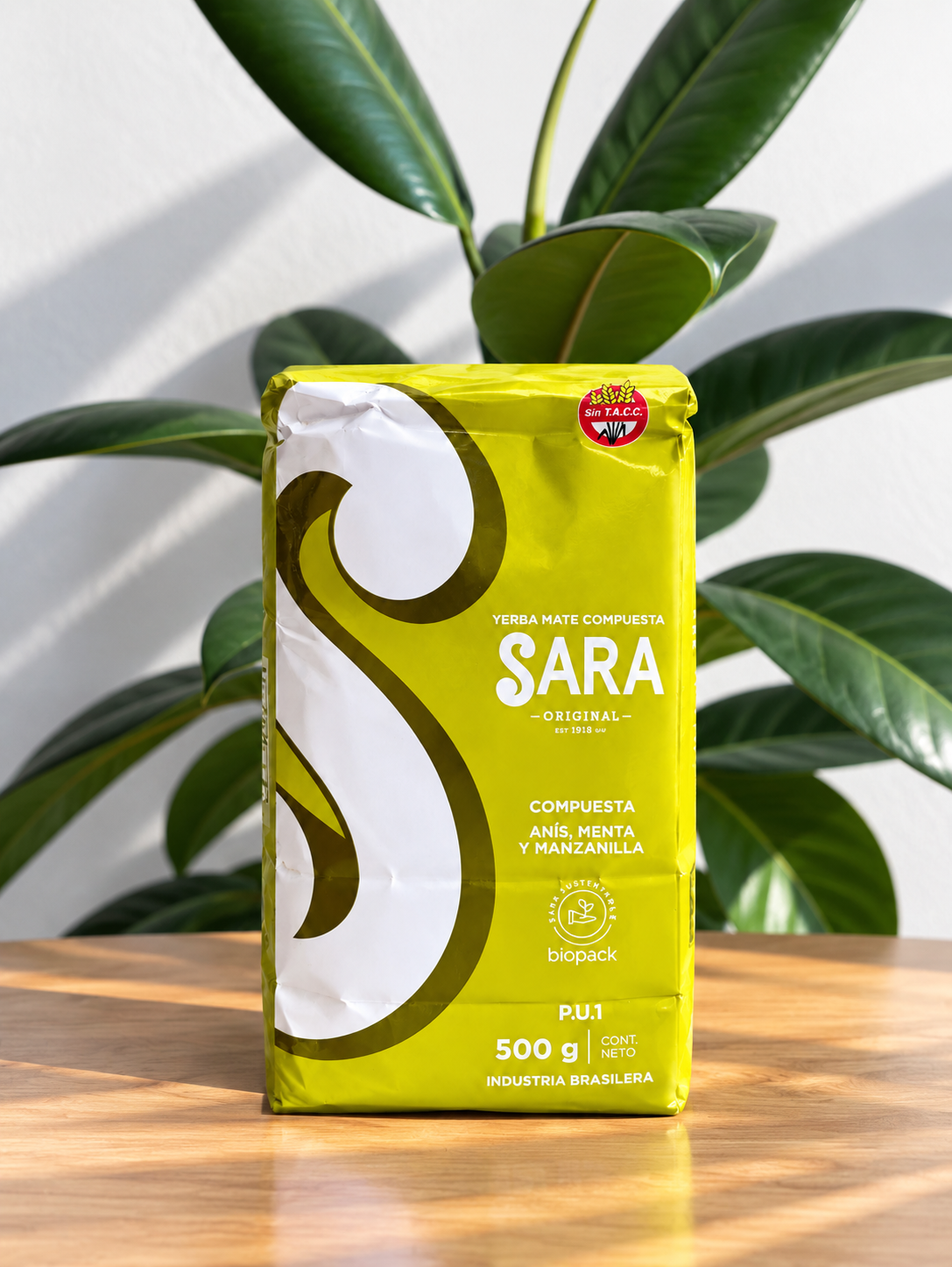 Yerba mate SARA Compuesta (Anis-Menta-Manzanilla)