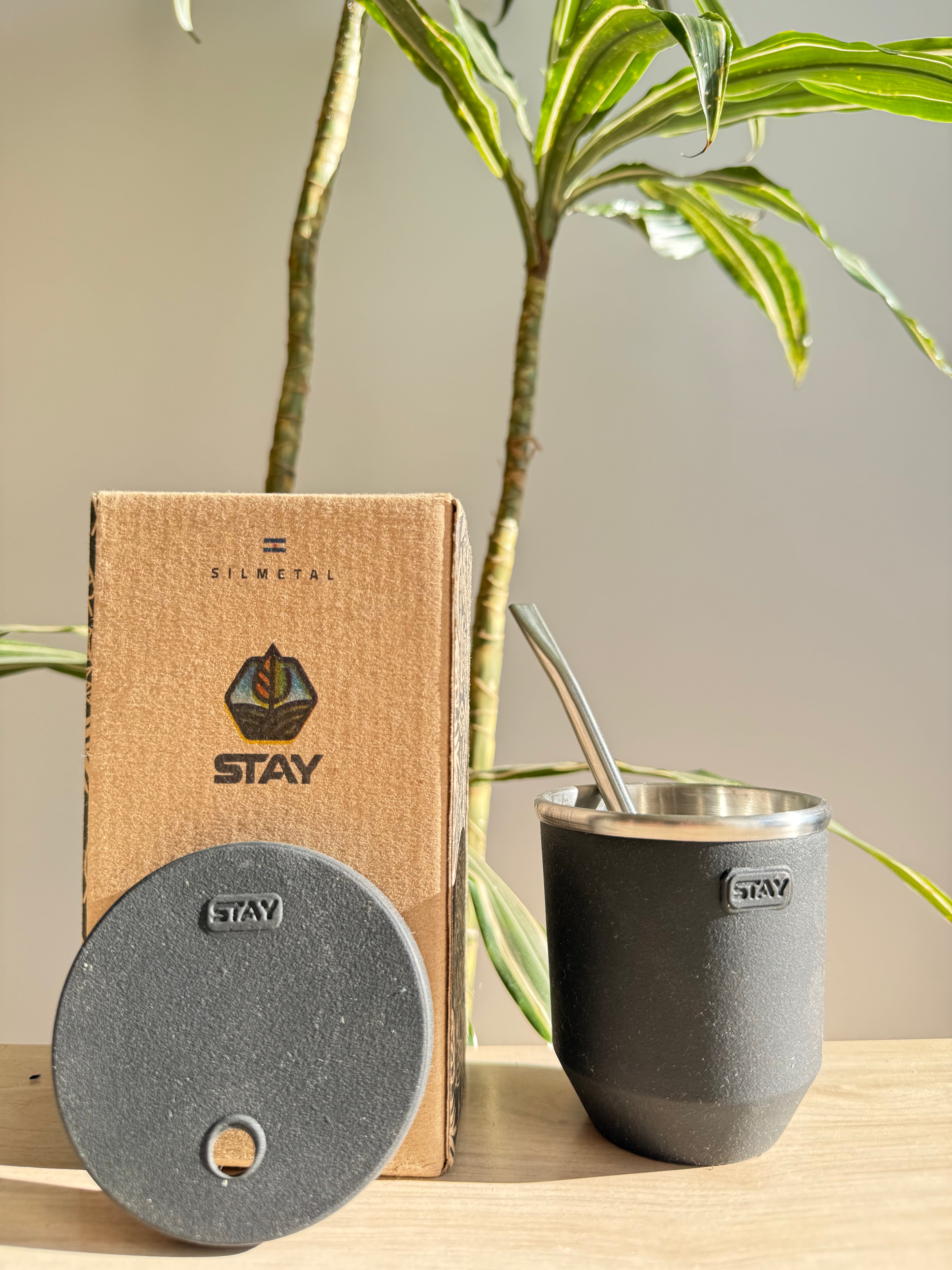 Stay con tapa y bombilla