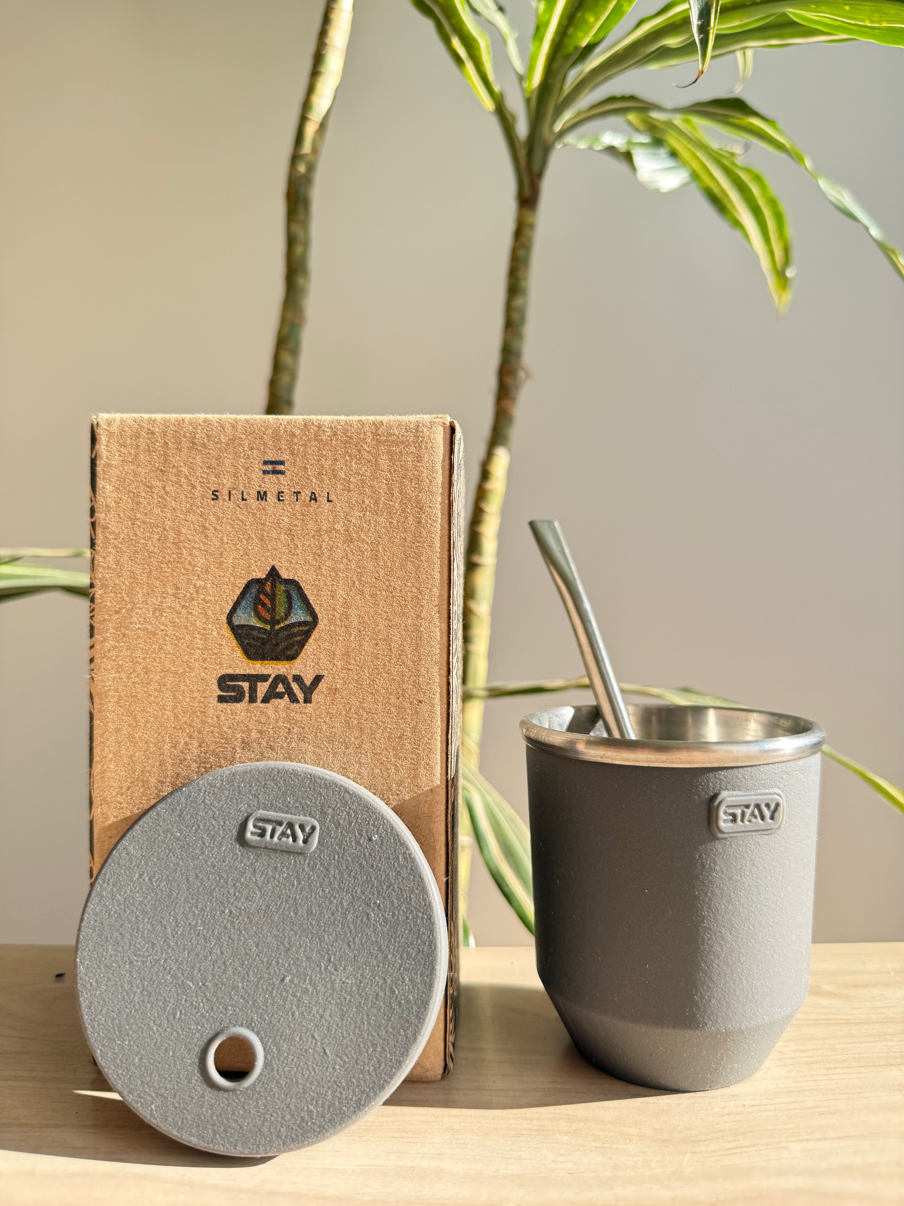 Stay con tapa y bombilla