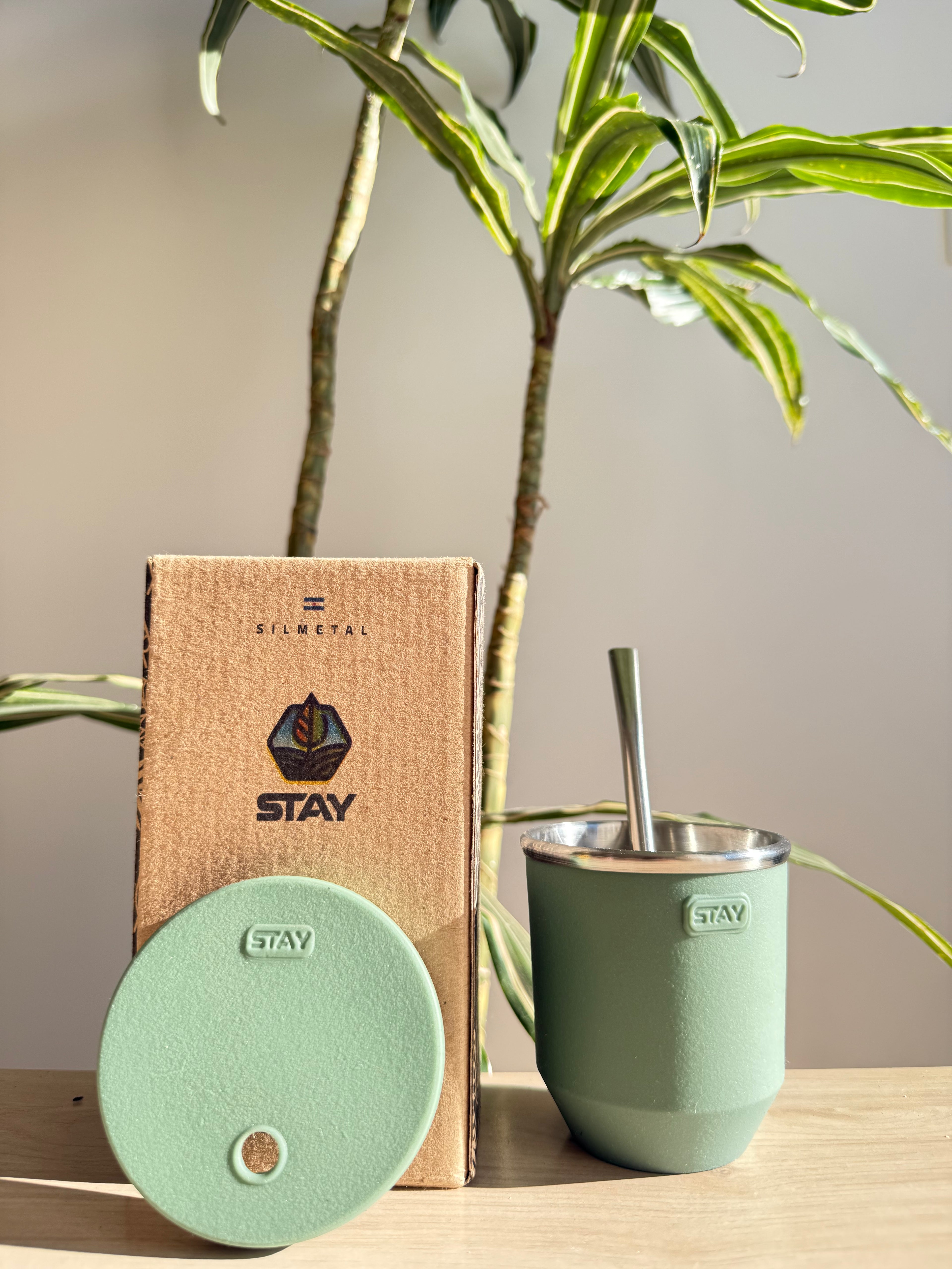 Stay con tapa y bombilla