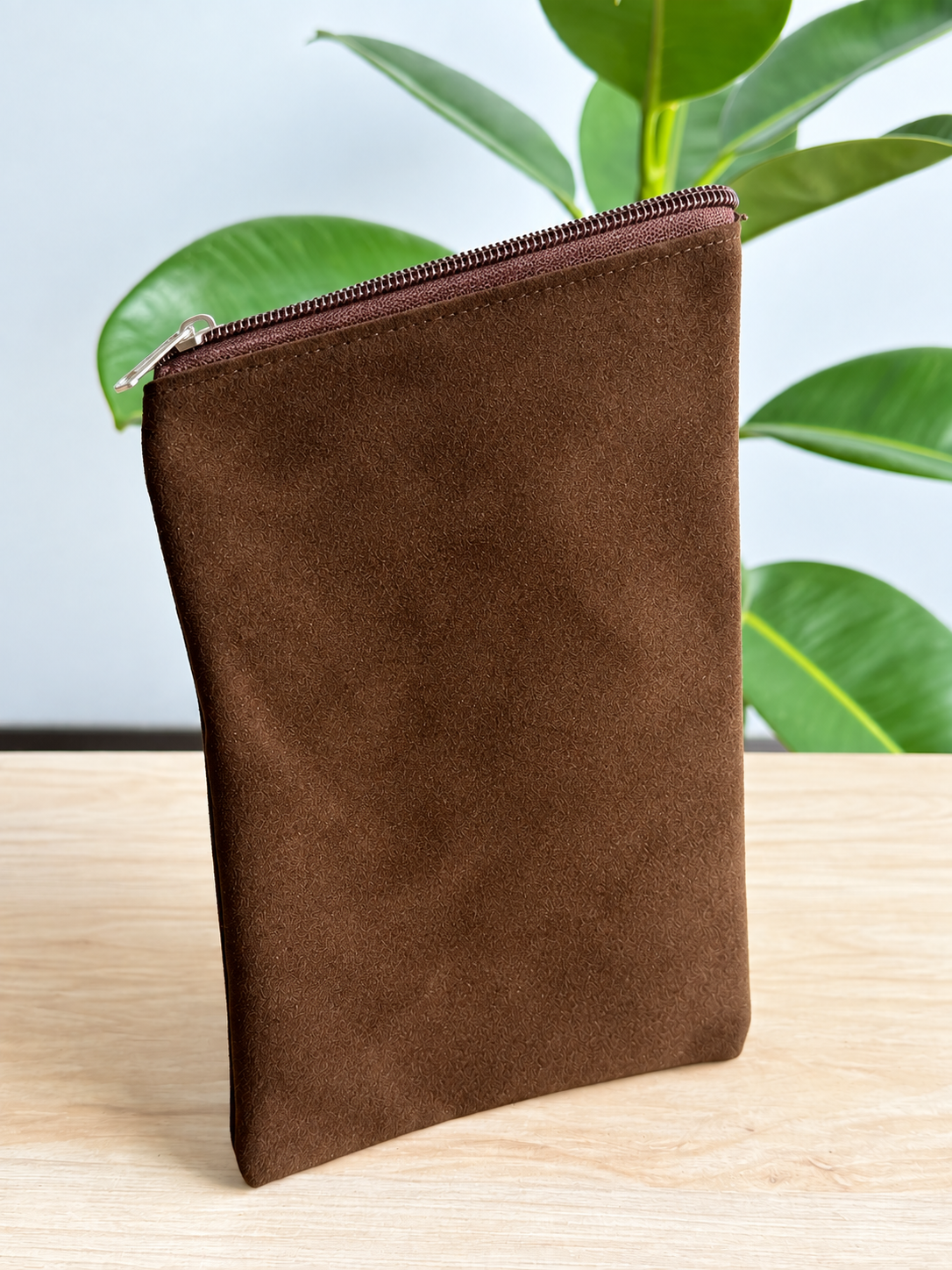 Yerbera cuero marron